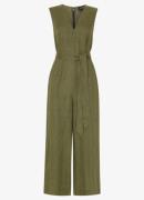 Whistles Jumpsuit van linnen met strikceintuur