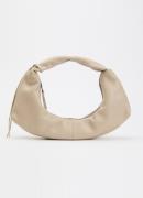 Nona Slouchy schoudertas van leer