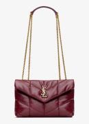 Saint Laurent Toy Puffer schoudertas van kalfsleer