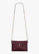 Saint Laurent Cassandre clutch van kalfsleer met afneembare schouderri...