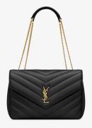 Saint Laurent Loulou Large schoudertas van lamsleer