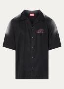 Diesel S-Elly regular fit overhemd van lyocell met logoprint
