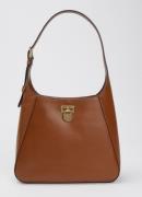 Ralph Lauren Tanner Large schoudertas van leer met logo