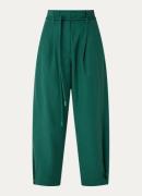 Farm Rio High waist loose fit cropped pantalon in lyocellblend