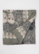 Zadig&Voltaire Kerry Garden sjaal met print 135 x 135 cm