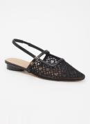 Tommy Hilfiger Slingback met logoborduring