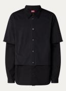 Diesel S-Gaston regular fit overhemd met logoborduring