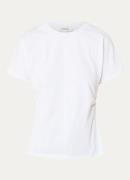 Modström Pataya t-shirt van biologisch katoen met siernaad