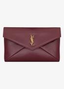 Saint Laurent Cassandre Envelope Large clutch van kalfsleer