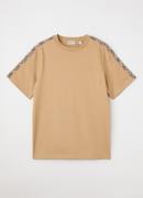 Burberry Check T-shirt met logoborduring