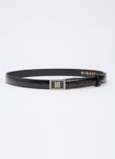 NIKKIE Lemoore riem van leer met logo