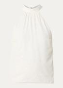 NIKKIE Lannion top met sjaalkraag en lurex