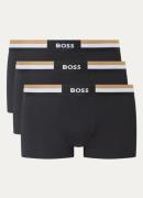 BOSS Boxershorts met logoband in 3-pack