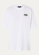 Refined Department Maggy oversized T-shirt met logo- en backprint