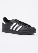 Adidas Superstar II sneaker van leer met logo