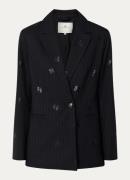 Fifth House Jorden blazer met streepprint en schoudervulling
