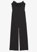 Reiss Ayla wide fit strapless jumpsuit met gedrapeerd detail