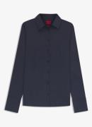 HUGO The Fitted Shirt blouse met stretch