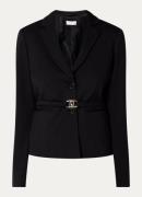 Liu Jo Blazer met ceintuur en paspelzakken