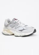New Balance 9060 sneaker met mesh en suède details