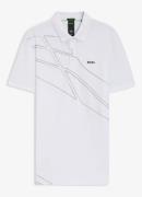 BOSS Paddy regular fit polo met grafische print