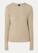 Josephine & Co Laurens longsleeve met ribstructuur