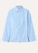 ba&sh Adam blouse met borstzak