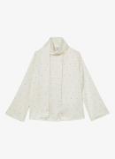 Reiss Rina blouse met stippenprint en strikdetail