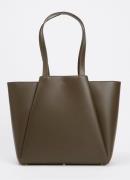 KAAI Pyramid schoudertas met 15 inch laptopvak