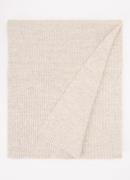 Barts Owlet grofgebreide sjaal met gemêleerd dessin 180 x 40 cm