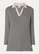 BRAX Top met streepprint en polokraag