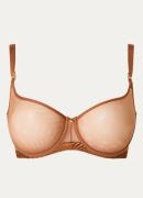 Aubade Sheer Emotion beugel bh van mesh met borduring