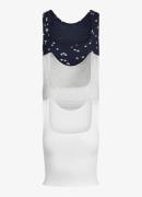 SKIMS Cotton Rib cropped tanktop in 3-pack