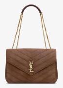 Saint Laurent Loulou Large schoudertas van kalfssuède