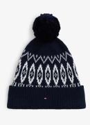 Tommy Hilfiger Fijngebreide muts met grafische print