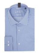 Strellson Powerflex regular fit overhemd met streepprint en stretch