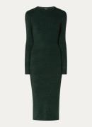 Whistles Annie fijngebreide midi jurk met lurex
