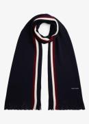 Tommy Hilfiger Modern Heritage fijngebreide sjaal in wolblend