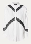 French Connection Candice blouse met details van kant