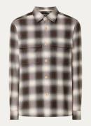 Strellson Neon regular fit overshirt met ruitdessin