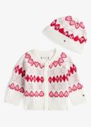 Tommy Hilfiger Fair Isle babyset met vest en muts 2-delig