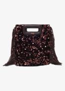 Maje Miss M handtas met pailletten en afneembare schouderriem