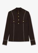 Reiss Eva fijngebreide trui met polokraag