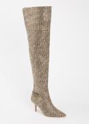 Kurt Geiger Mayfair overknee laars met strass
