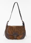 Isabel Marant Sierra schoudertas van kalfssuède