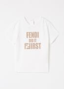 Fendi T-shirt met logoprint