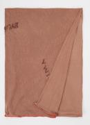 BYLIMA Typography sjaal met strass 200 x 75 cm