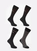 BOSS Sokken met logo in 4-pack giftbox