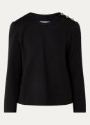 ba&sh Marvy top in wolblend