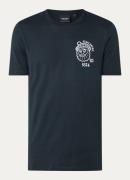 Lyle & Scott T-shirt met front- en backprint